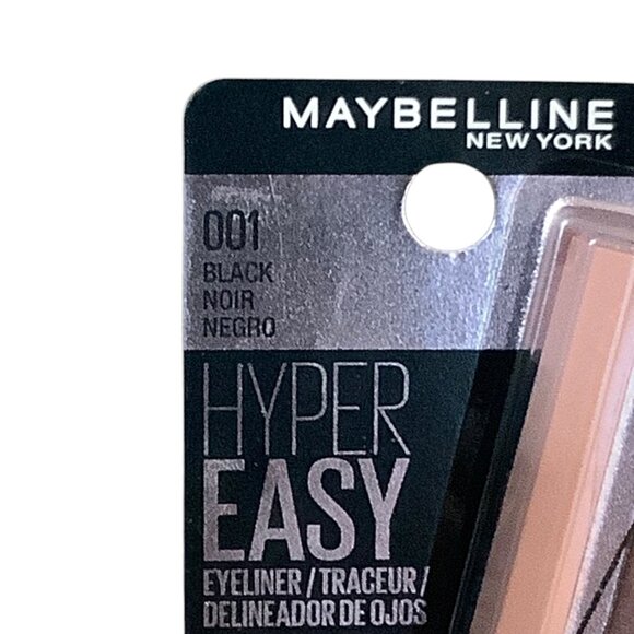 Maybelline Hyper Easy Eyeliner 001 Black No-Slip Pencil Smooth Glide NEW - Picture 3 of 9
